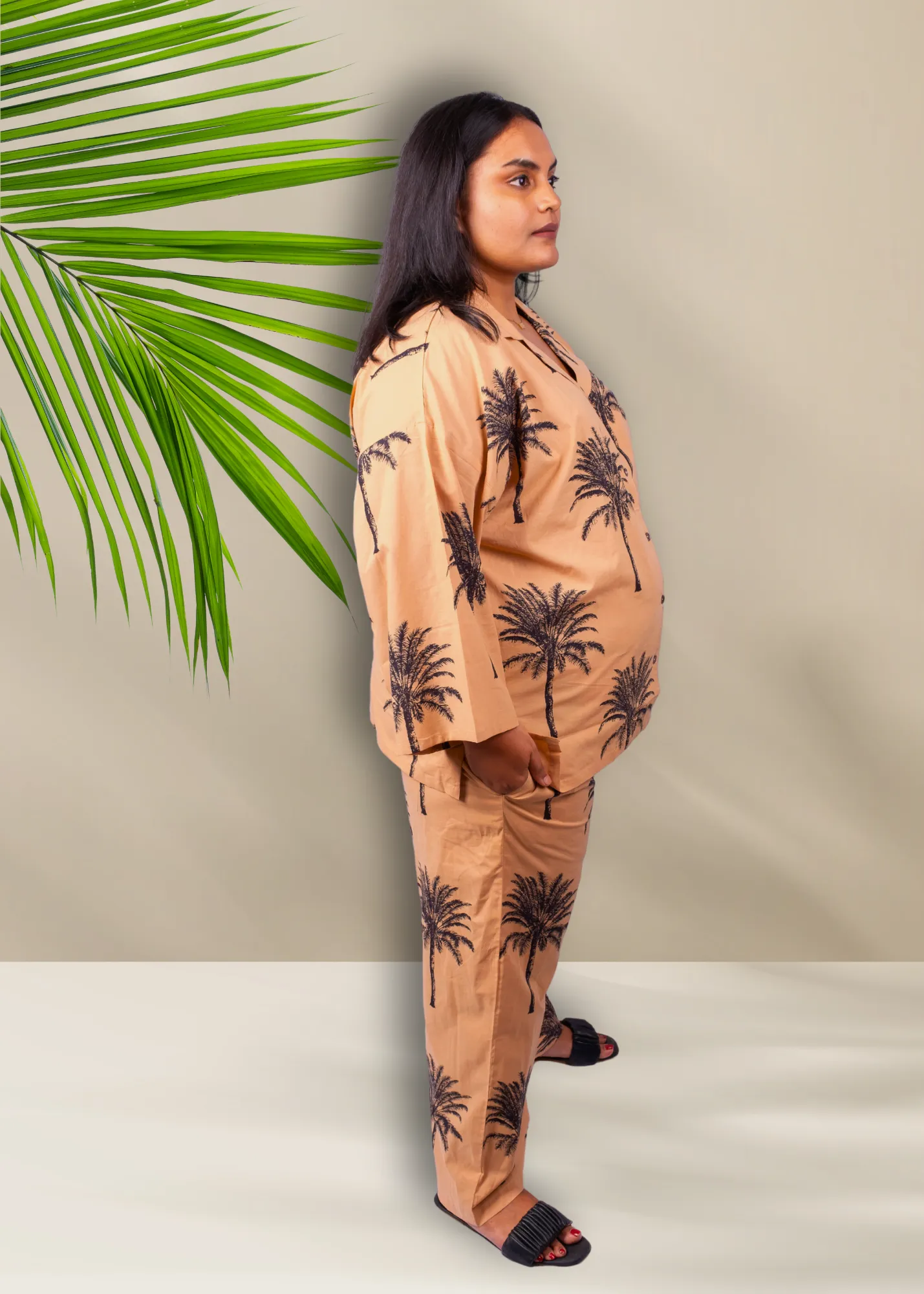 Sharan Boxy PJ 2pc Set - Sandy Palms