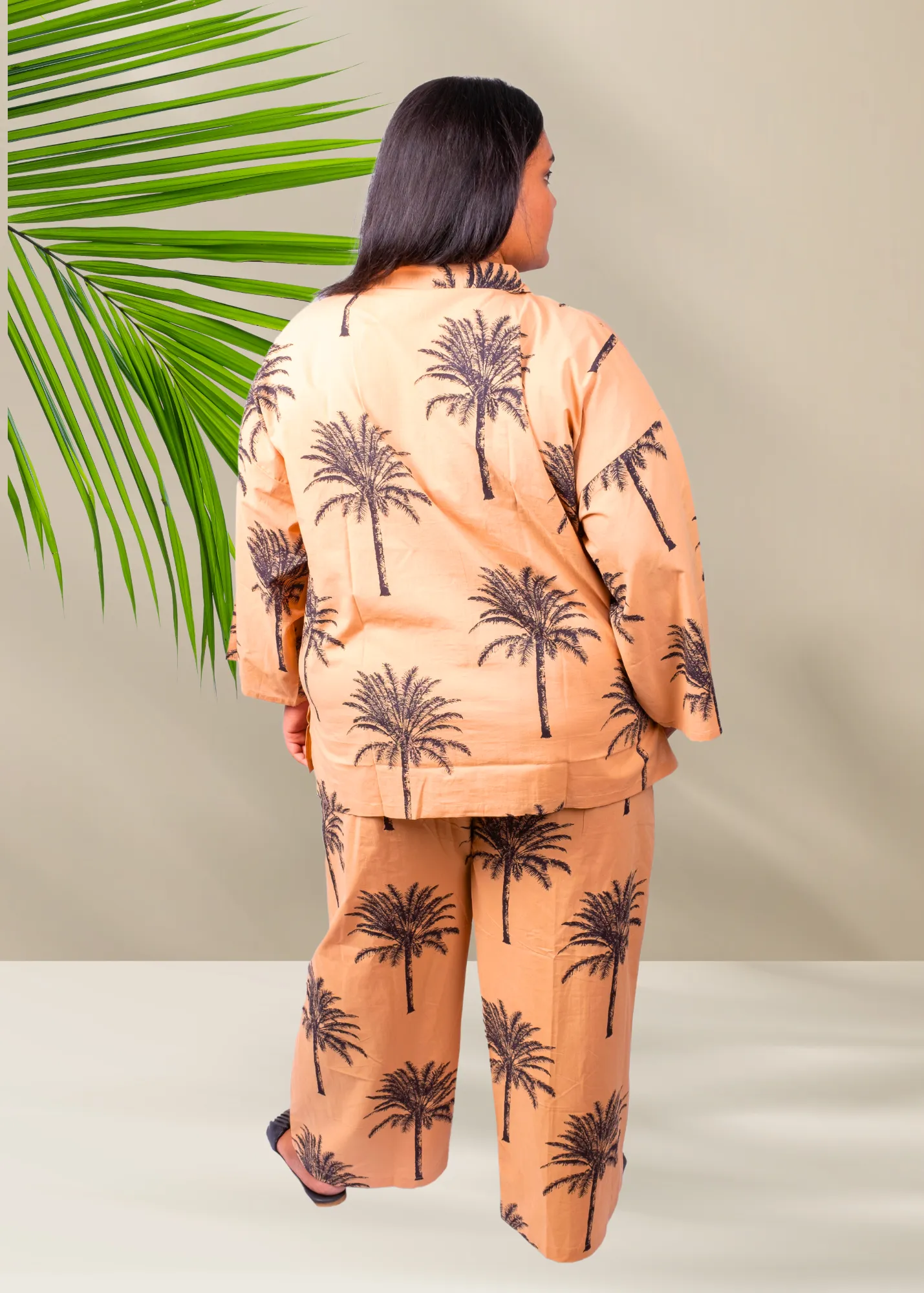 Sharan Boxy PJ 2pc Set - Sandy Palms