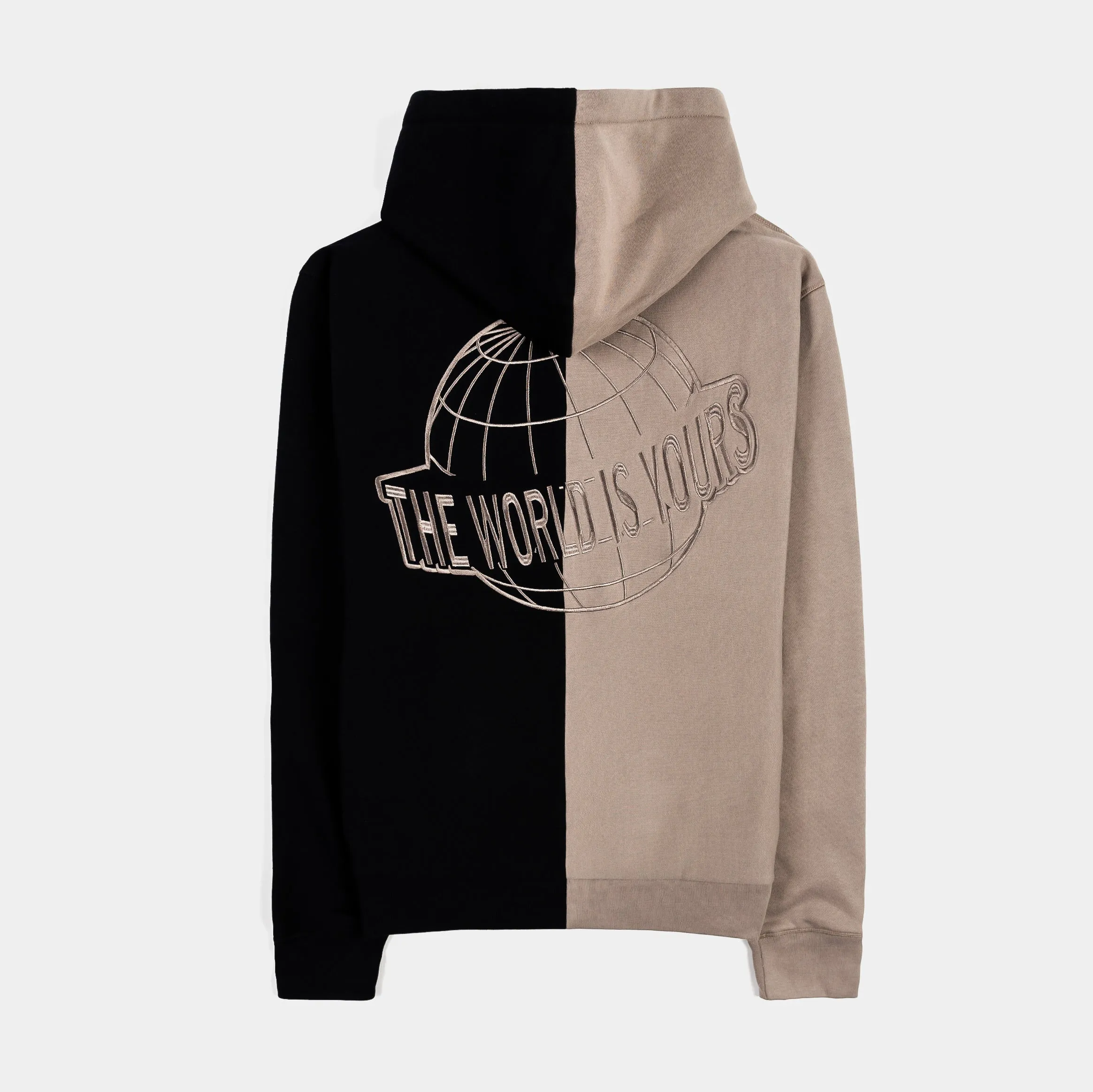 SP x Scarface TWIY Split Pullover Mens Hoodie (Taupe/Black)