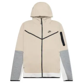 Sportswear Tech Fleece Full Zip Up Hoodie - Rattan/Phantom/Dark Heather Grey