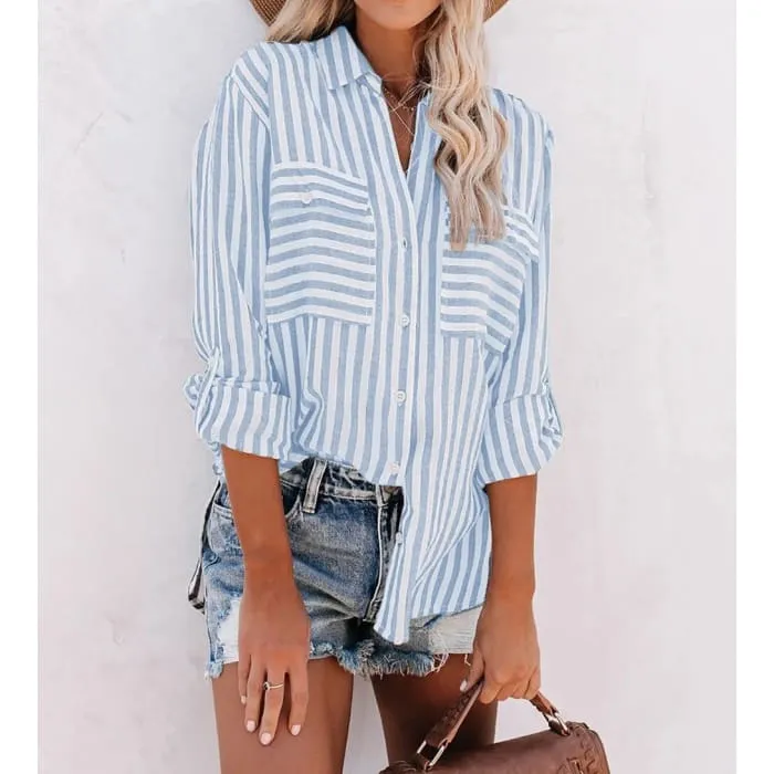 Striped Button Down