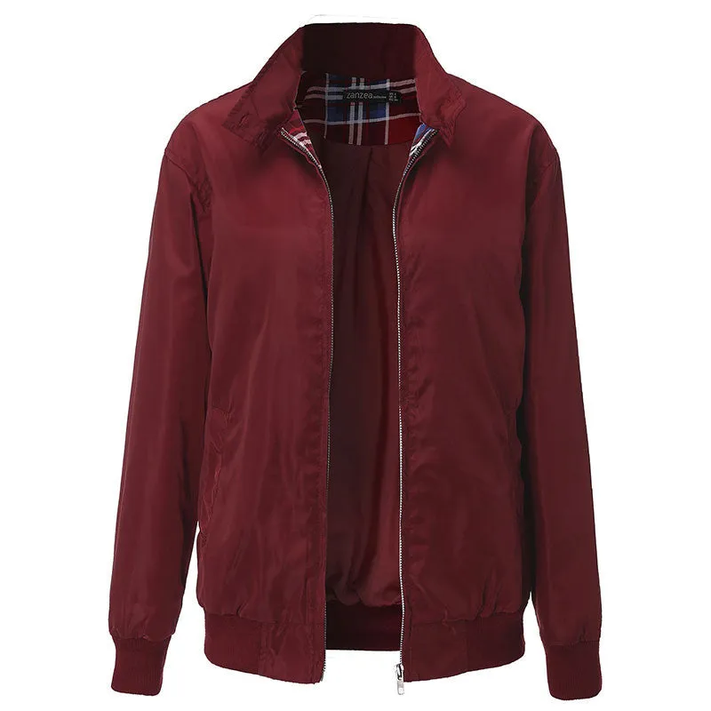 Tartan Lined Womens Bomber Women's Jacket