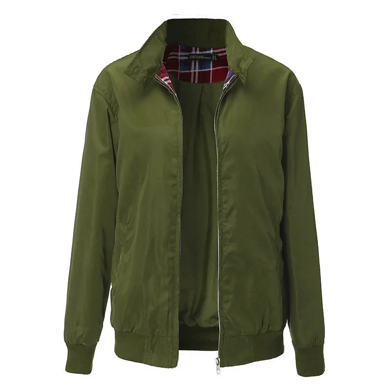 Tartan Lined Womens Bomber Women's Jacket