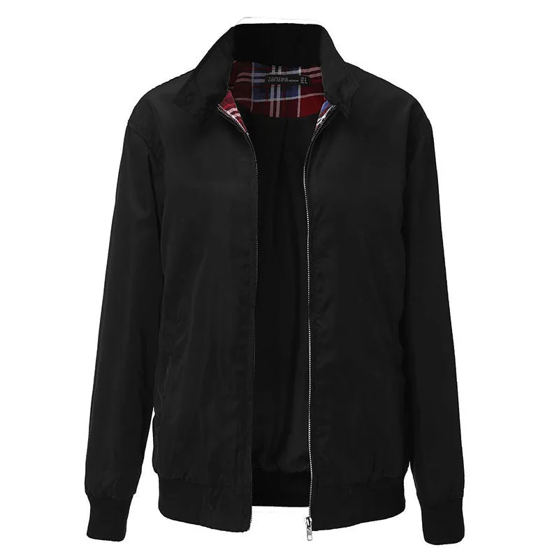 Tartan Lined Womens Bomber Women's Jacket