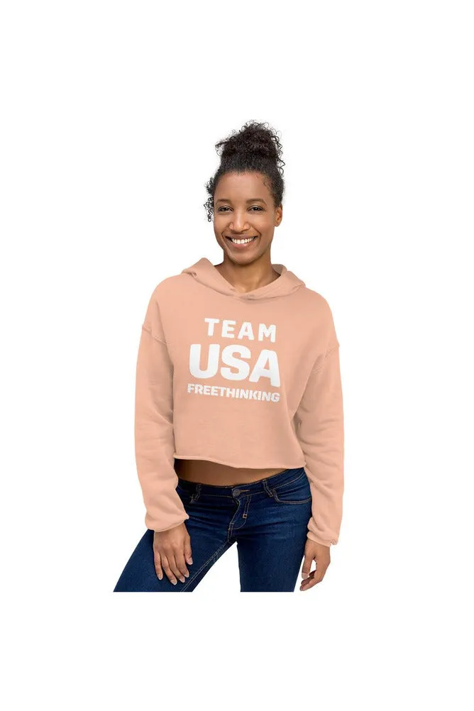 Team USA Freethinking Crop Hoodie