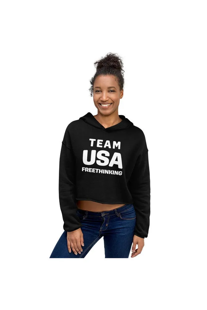 Team USA Freethinking Crop Hoodie