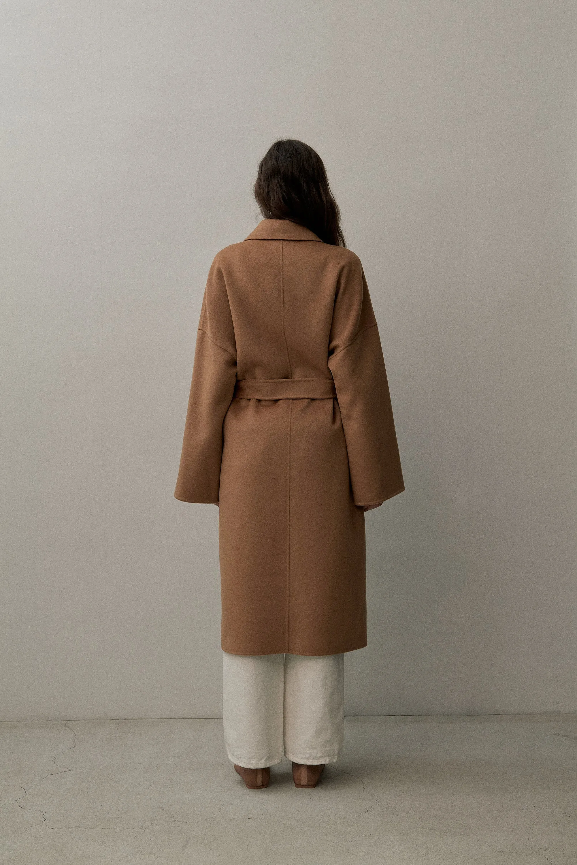 THE BOYFRIEND COAT - CAMEL