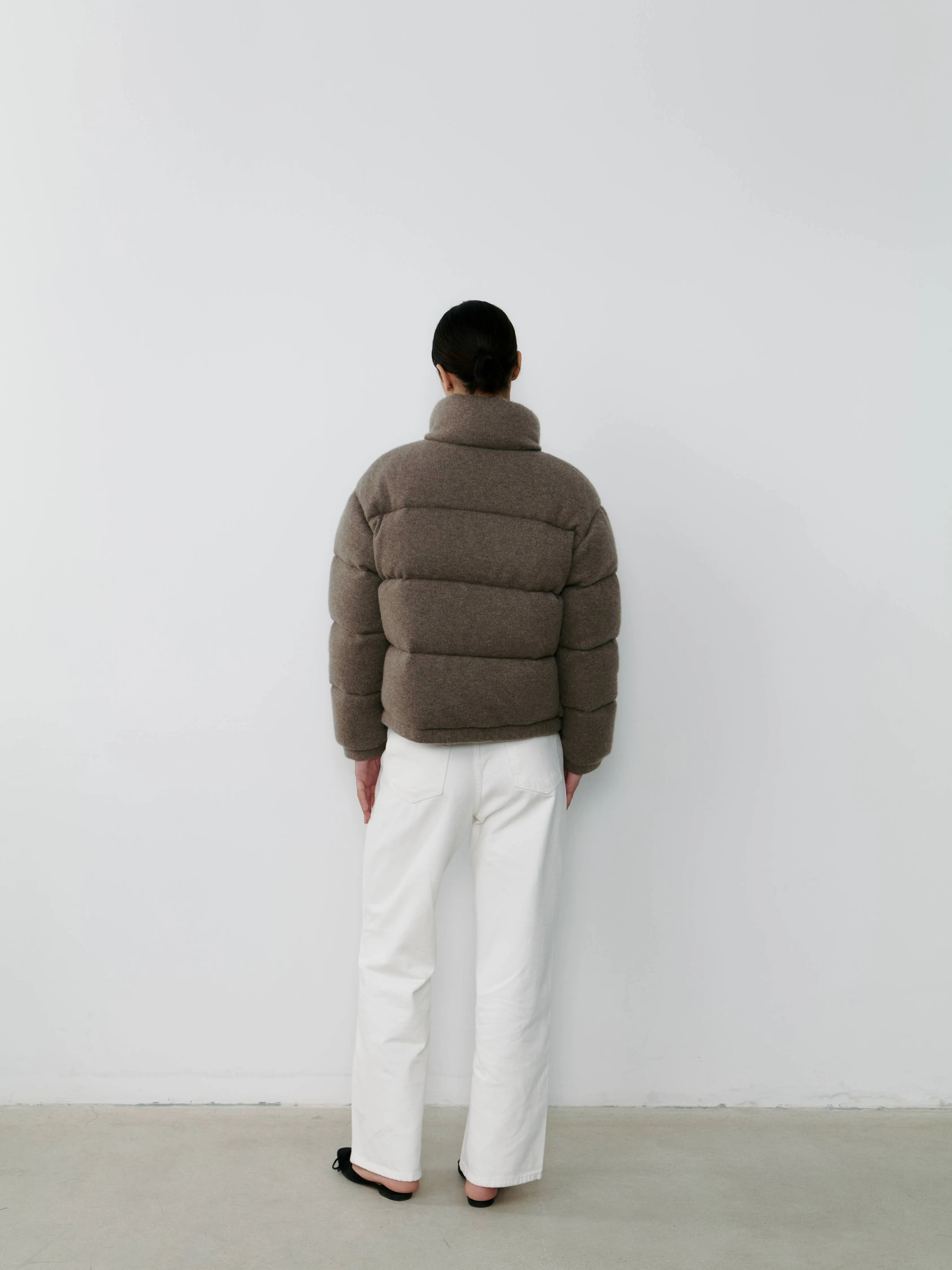 THE CASHMERE DOWN JACKET - BRACKEN