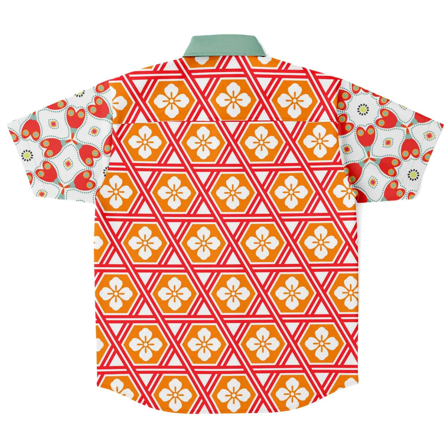 Tokyo Sunset Short Sleeve Button Down Shirt