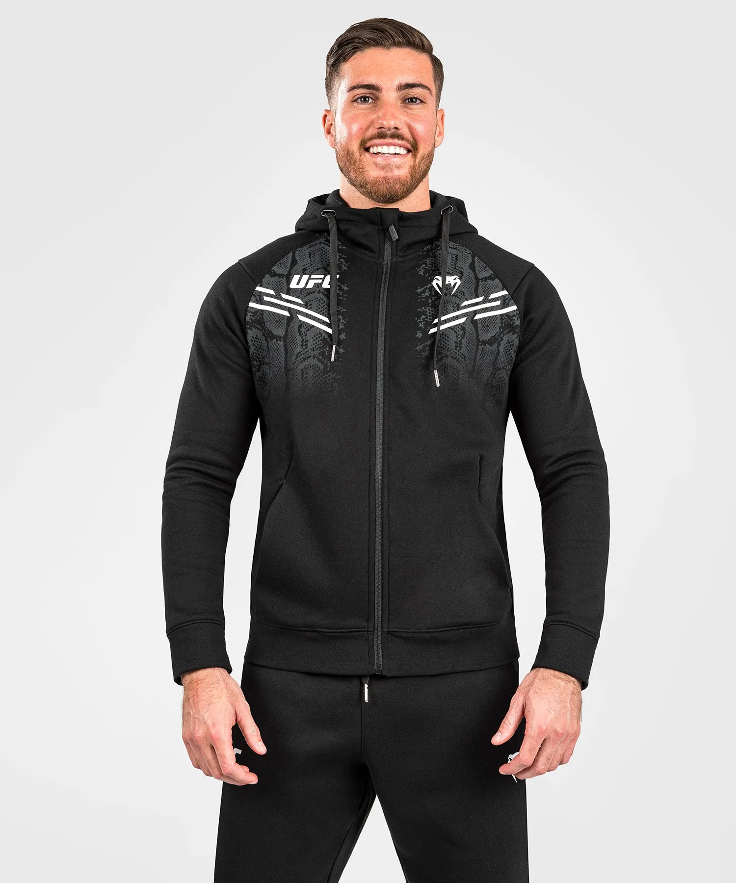 UFC Adrenaline by Venum Replica  Men’s Zip Hoodie - Black