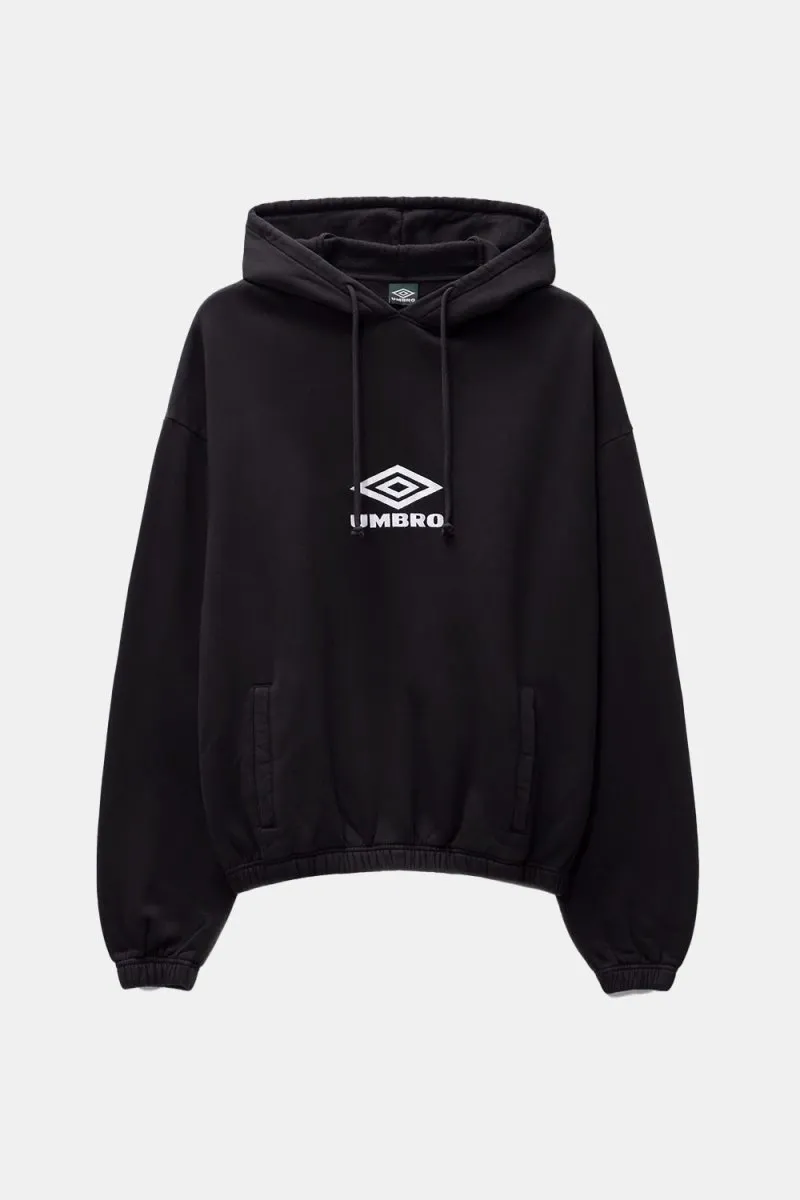 Umbro Logo Masked Hoodie (Black)