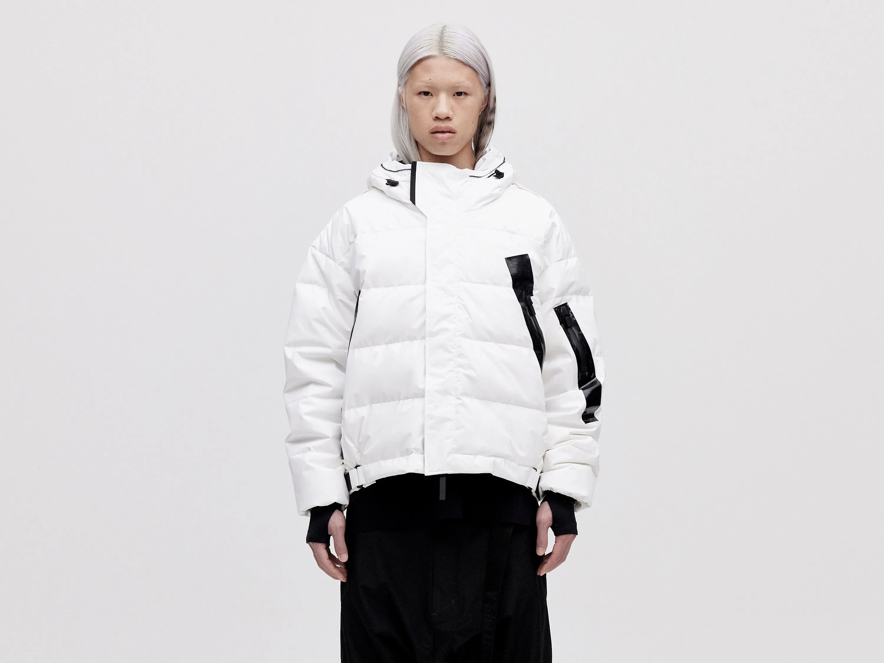 Utility Down Jacket - White