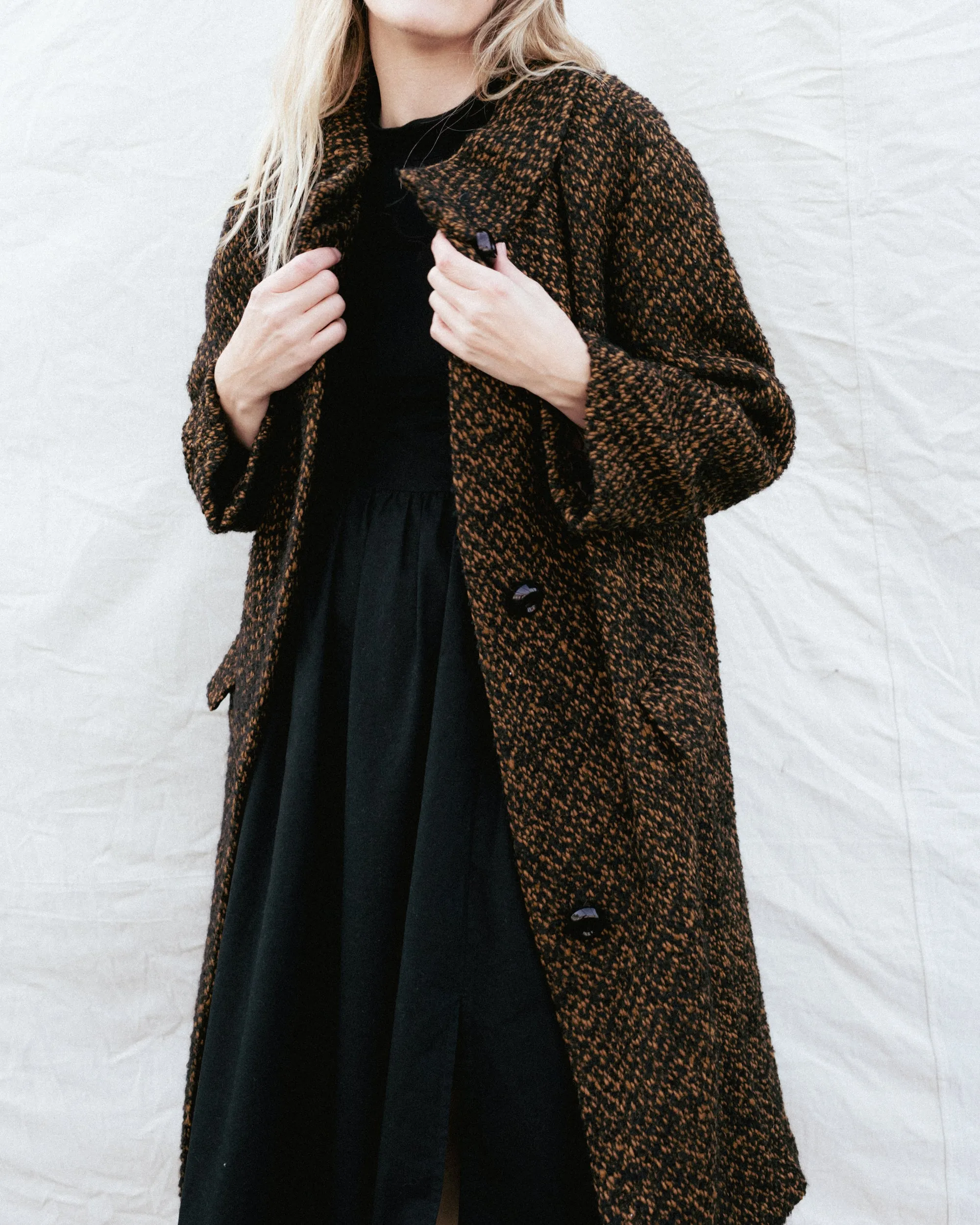 Vintage Boucle Wool BERLIN Coat #1 (S)