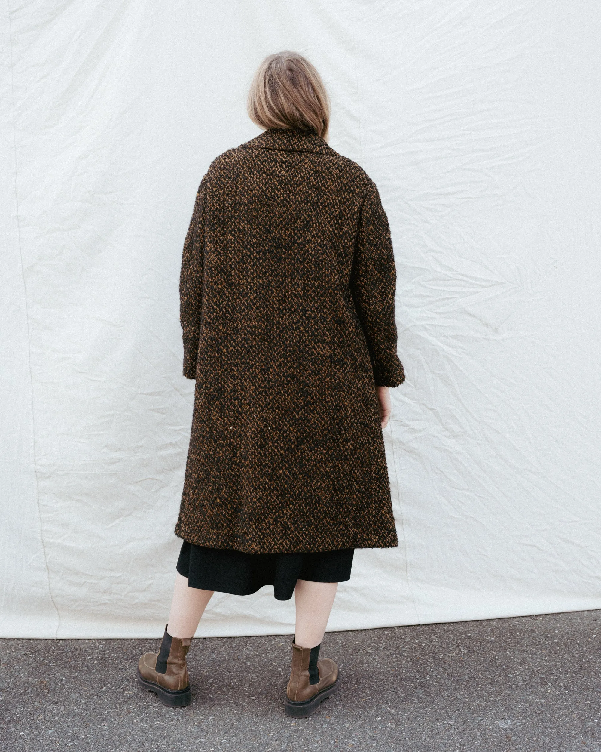 Vintage Boucle Wool BERLIN Coat #1 (S)