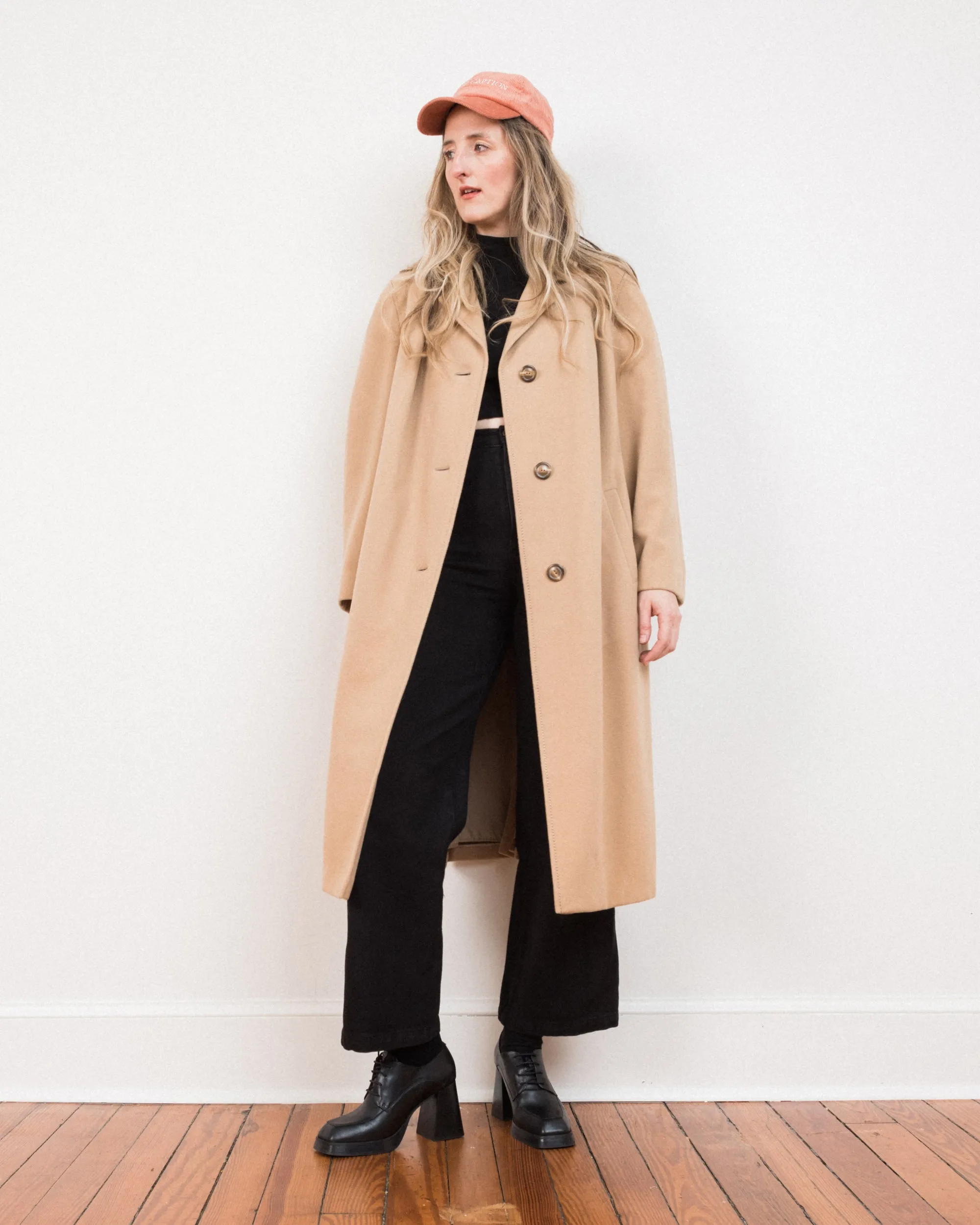 Vintage Camel Wool BERLIN Coat #16 (XS/S   S/M)