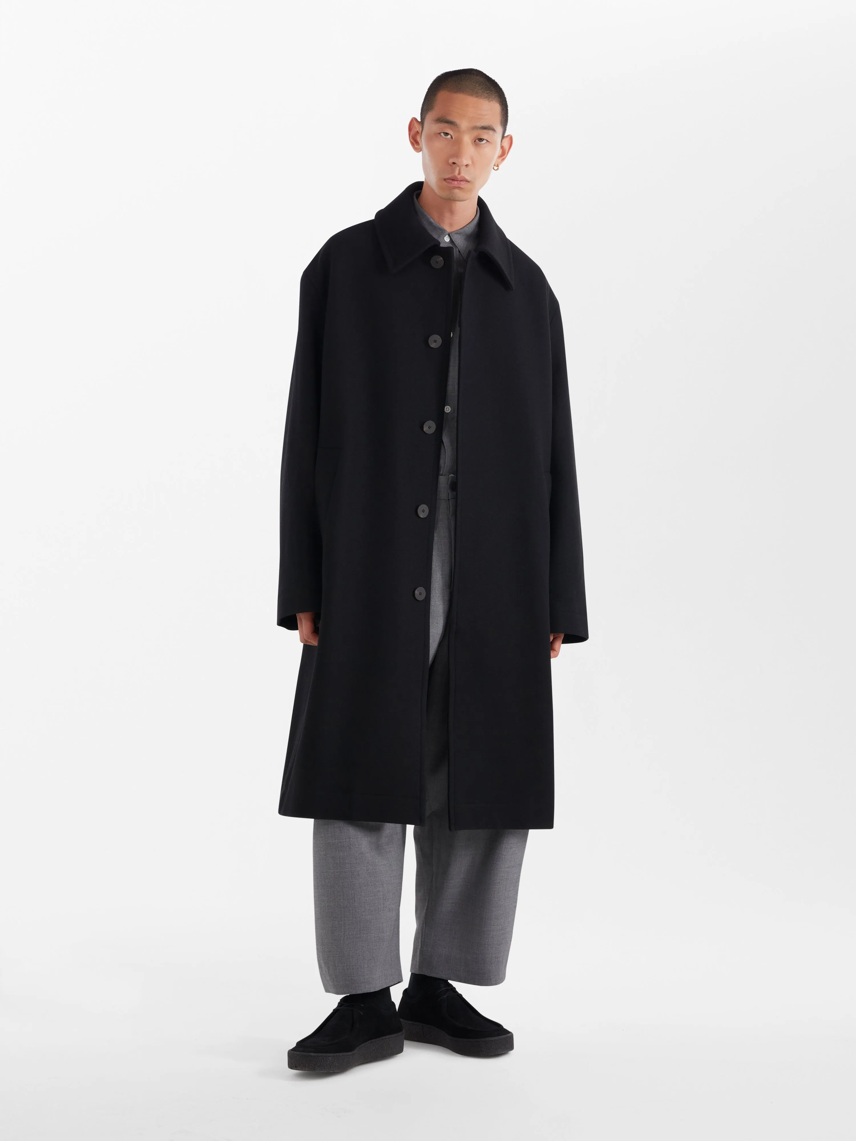 Wain Coat in Black