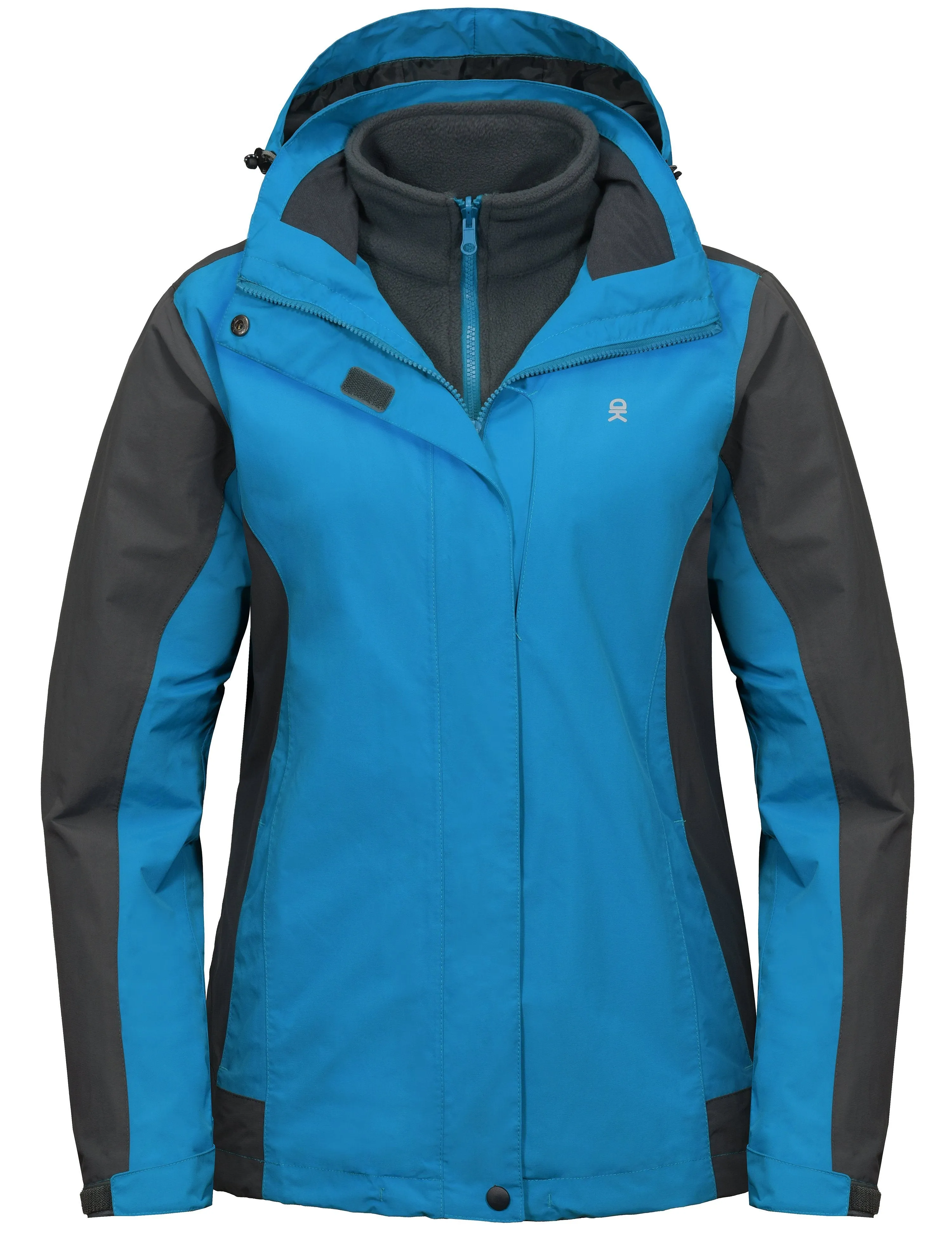 Women's 3 in 1 Winter Ski Warm Fleece Liner Jacket