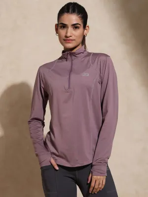 Women's Ath Runner Zip Neck Nirvana