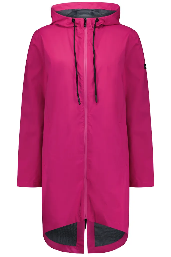 Womens Georgie Rain Coat - Fuchsia