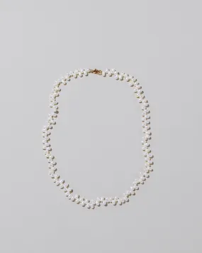 Zipper Pearl Necklace